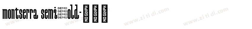 montserra semibold字体转换